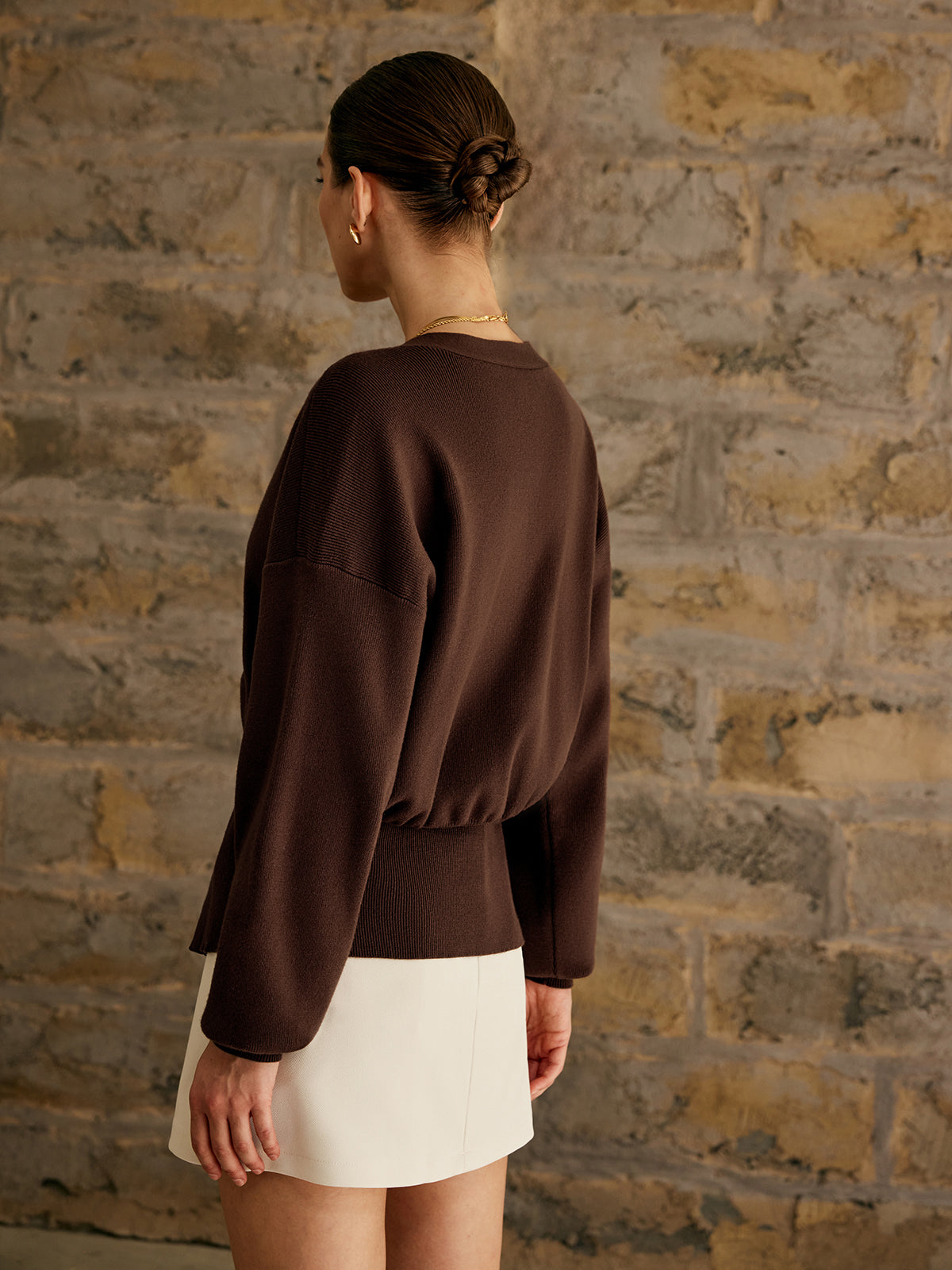Chiara – Elegant Cardigan med Knapper til Kvinder