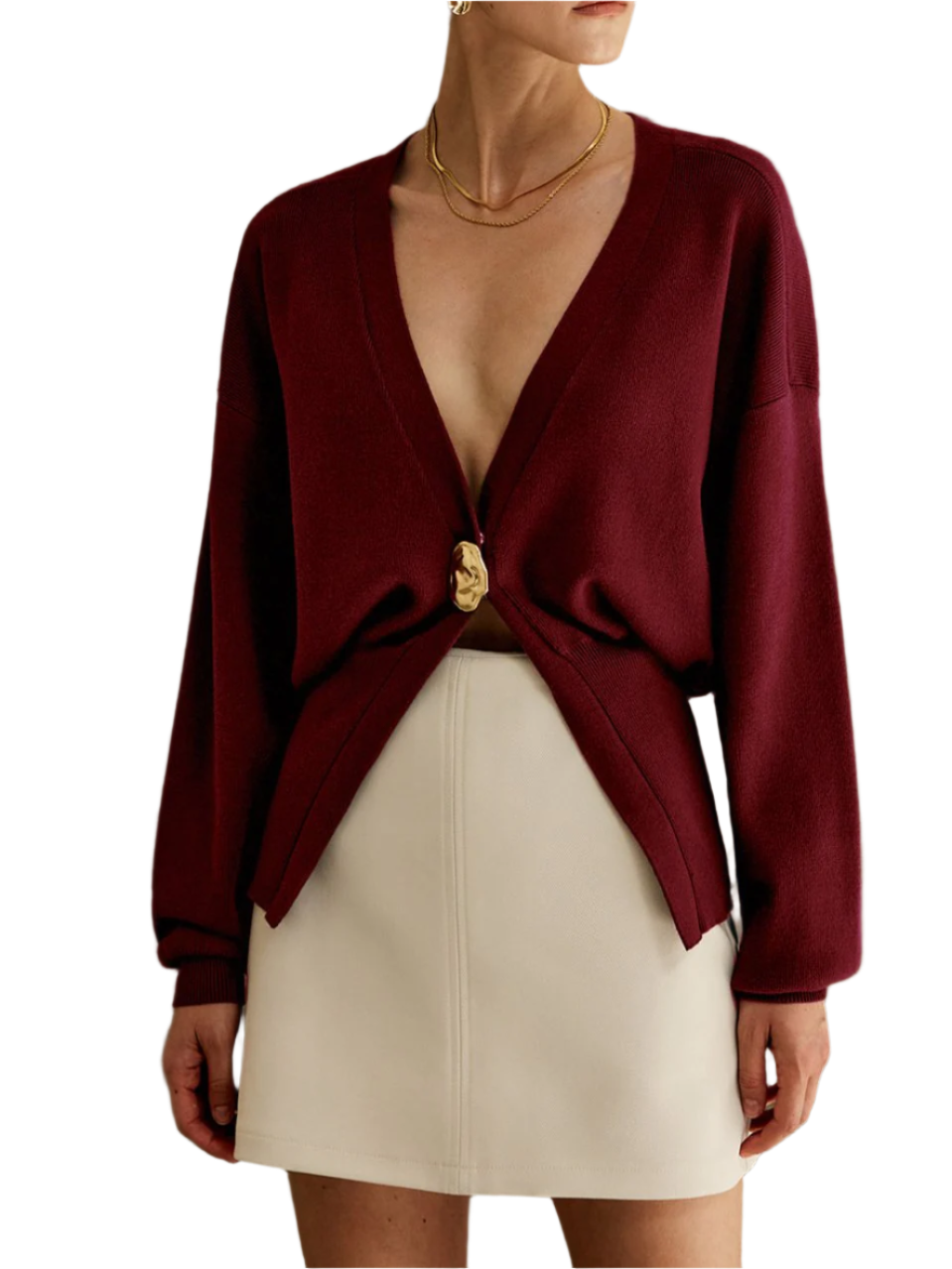 Chiara – Elegant Cardigan med Knapper til Kvinder