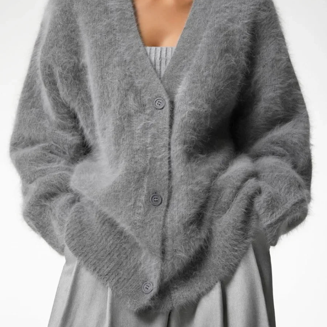 SofiaRomani Lang, blød, stilfuld sweater