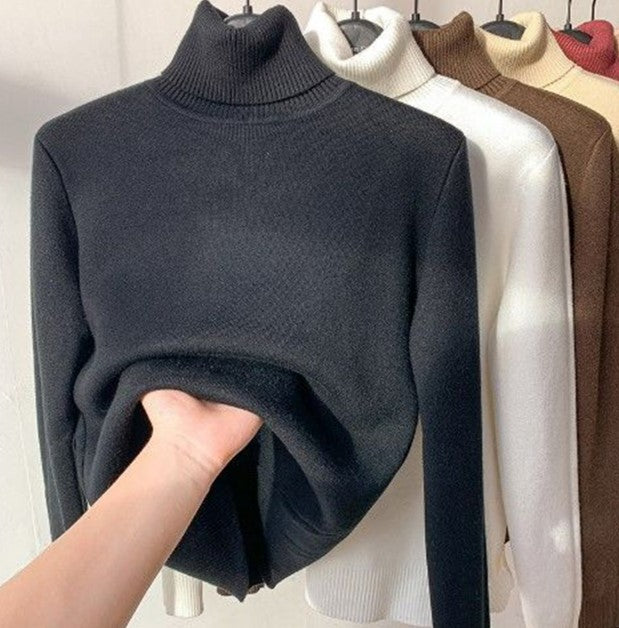 Jane - Fleece rullekravetrøje