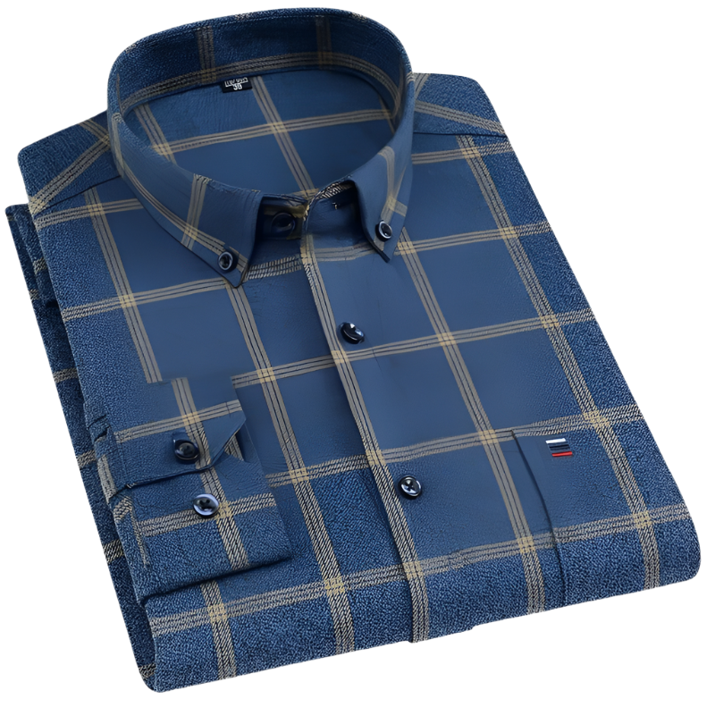 Matteo – Premium Herreskjorte med Langærmet og Tern