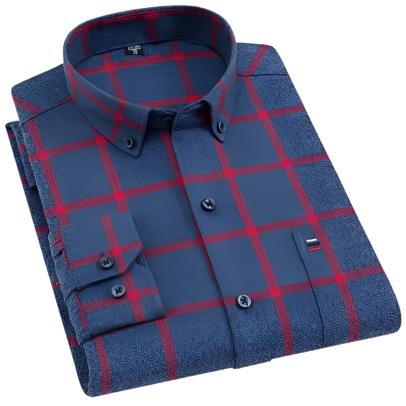 Matteo – Premium Herreskjorte med Langærmet og Tern