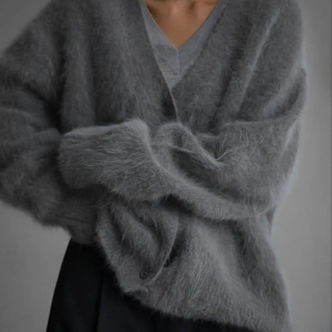 SofiaRomani Lang, blød, stilfuld sweater