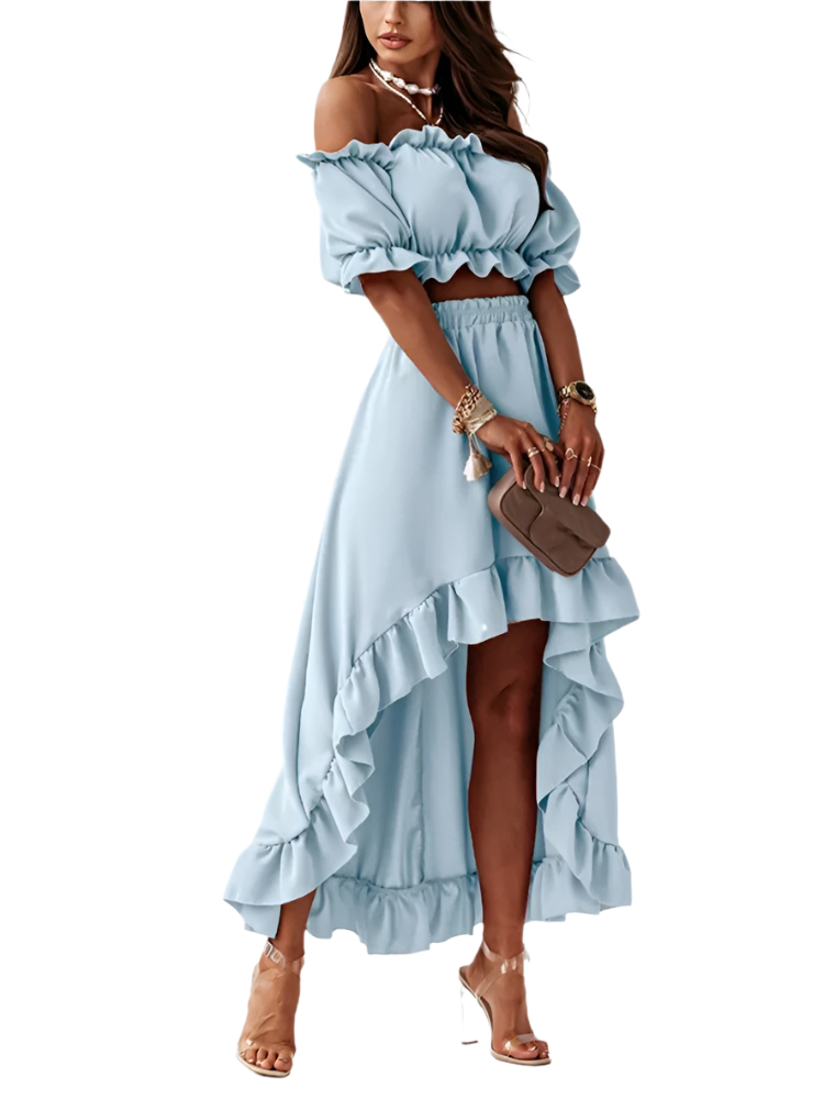 Camila – Elegant Off-Shoulder Kvinde Terno