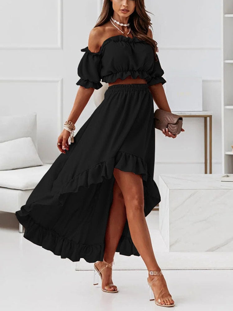 Camila – Elegant Off-Shoulder Kvinde Terno