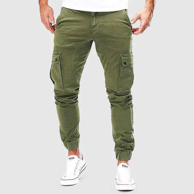 PietroConti Slim Fit Cargo Bukser til mænd