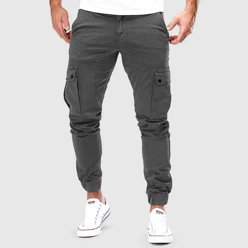 PietroConti Slim Fit Cargo Bukser til mænd