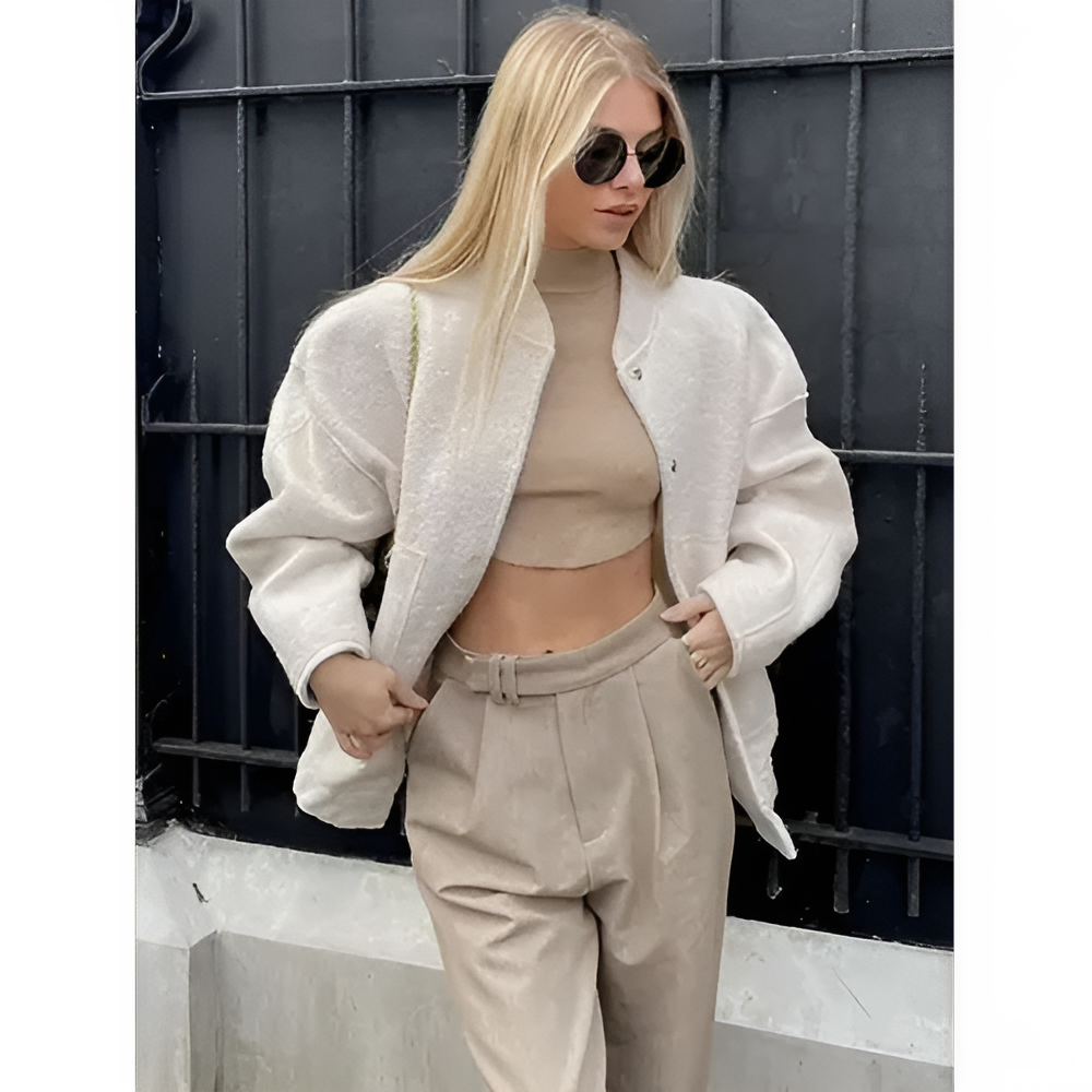 Sofia – Oversize Dame Vinter Aviator Jakke