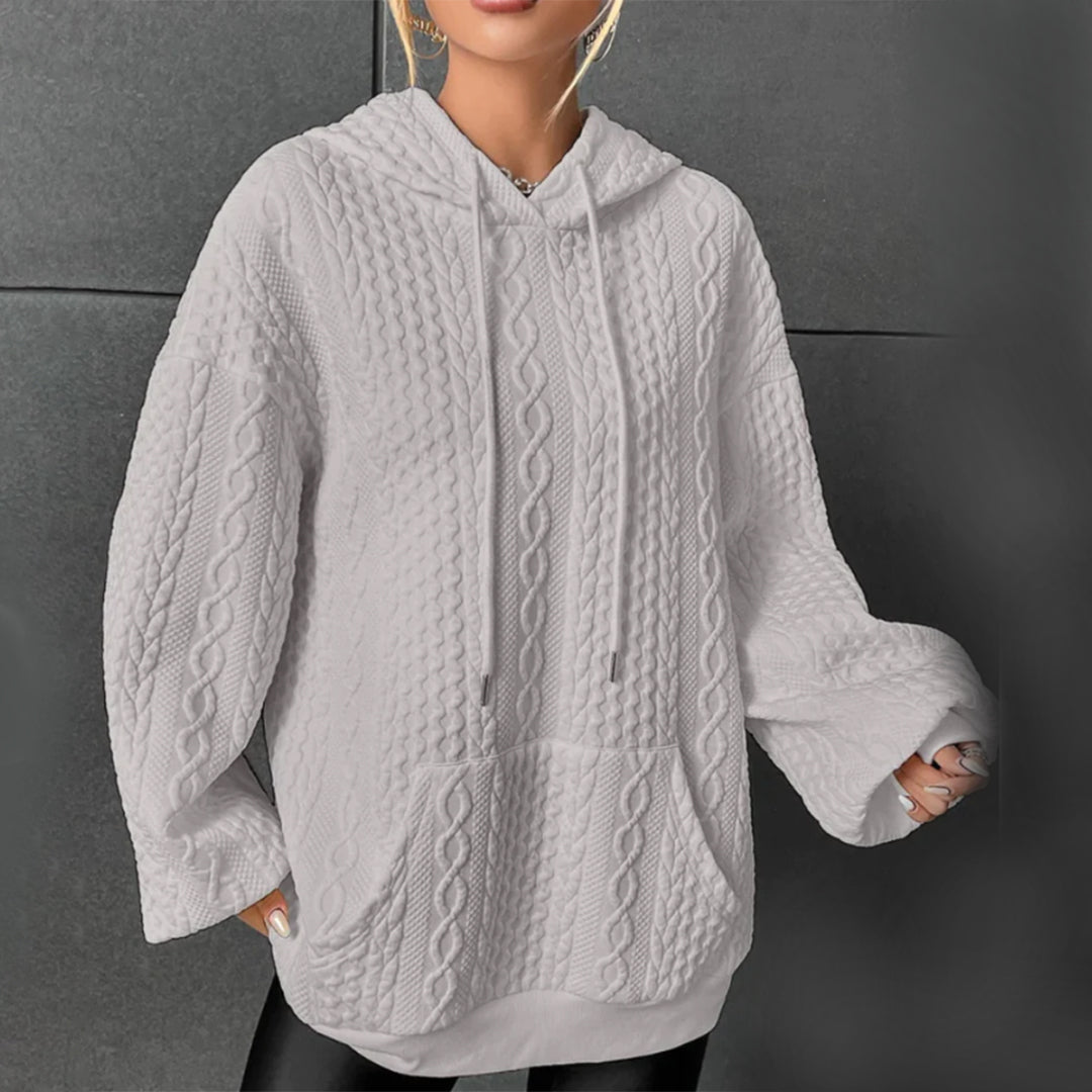Gabriella – Oversized Dame Hoodie med Afslappet Pasform