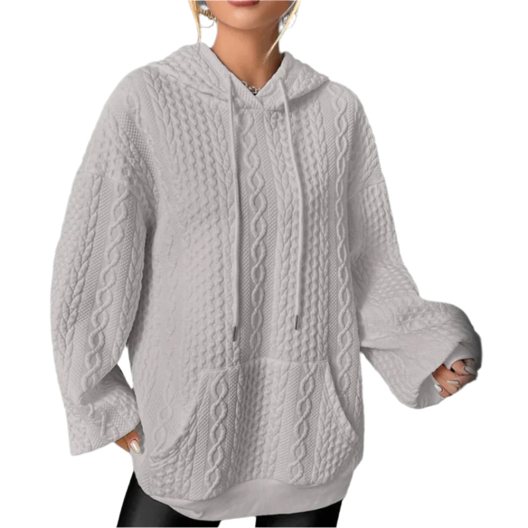 Gabriella – Oversized Dame Hoodie med Afslappet Pasform