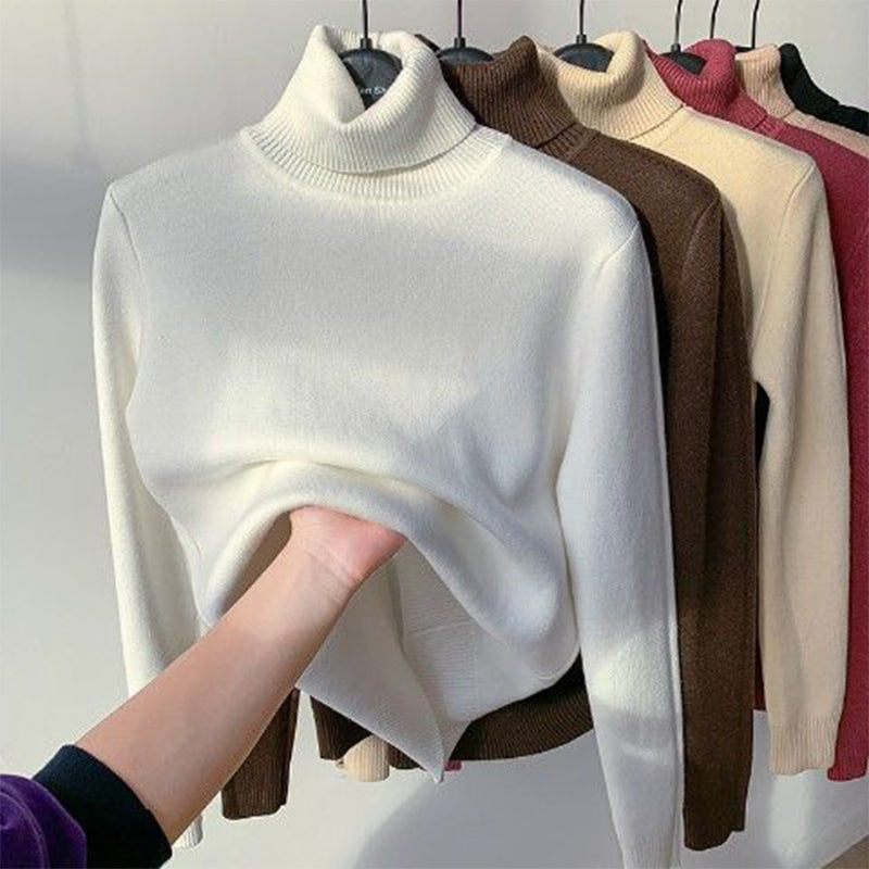 Jane - Fleece rullekravetrøje