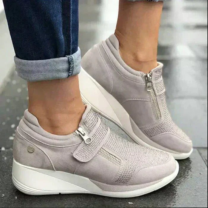 Sofia – Rhinestone Kilehælsneakers til Kvinder