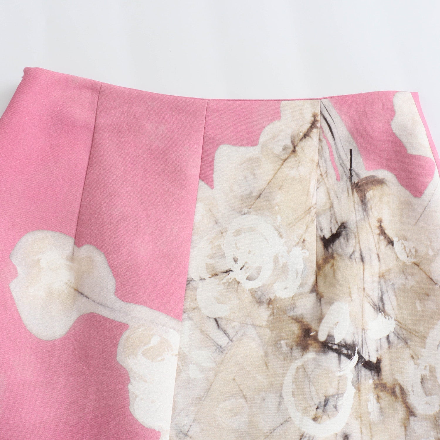 CieloFiorito Floral Pink Pencil Skirt til kvinder