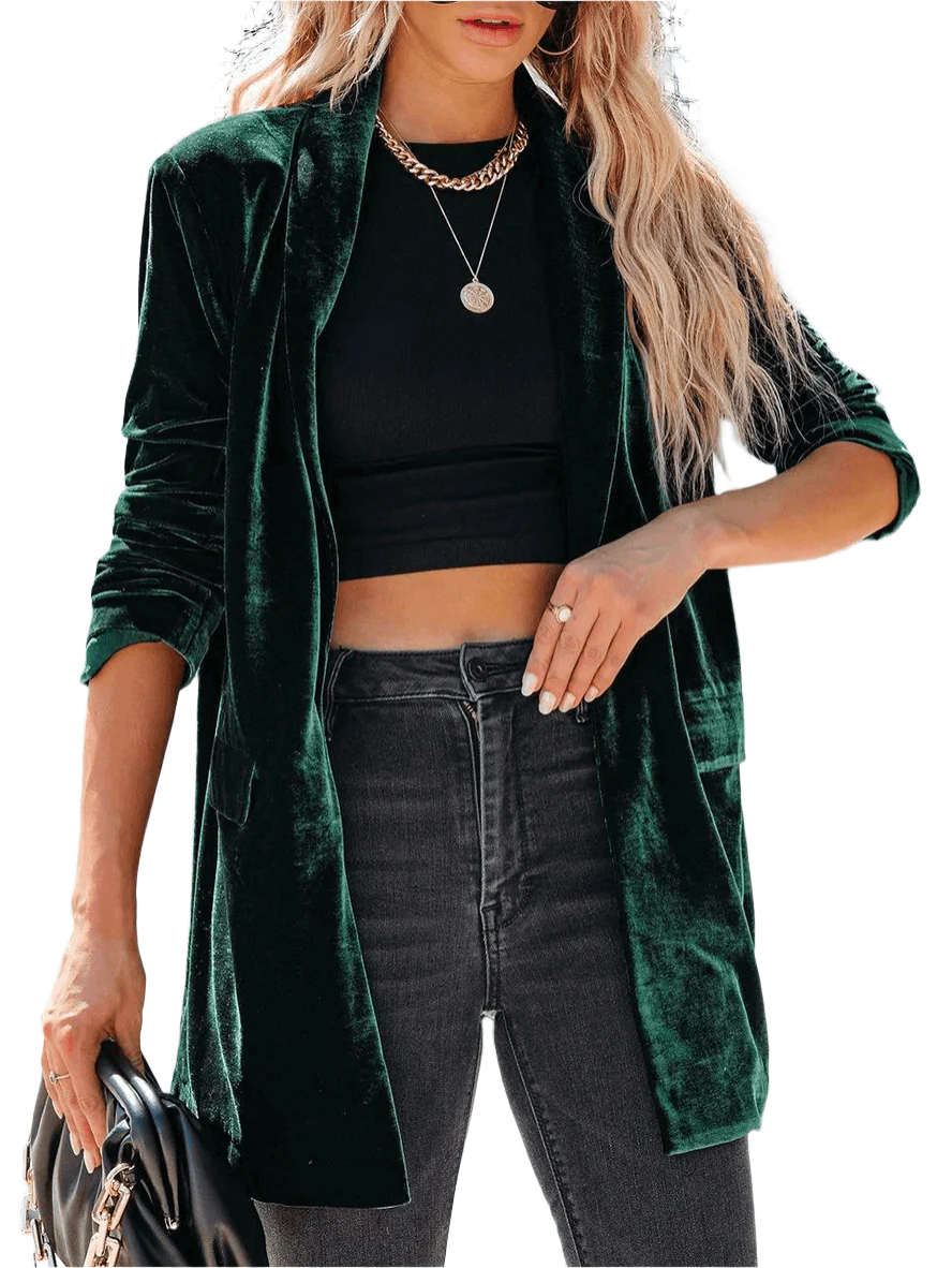 Alessia – Elegant Åben Blazer til Kvinder i Eksklusive Farver