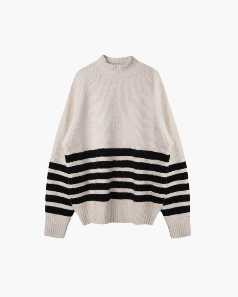 Clara – Nautisk-inspireret Oversized Damepullover
