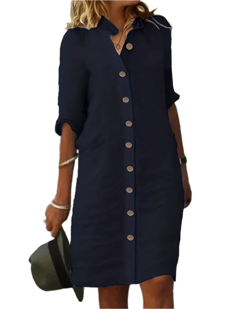 Giulia – Casual Kvinders Midi Kjole