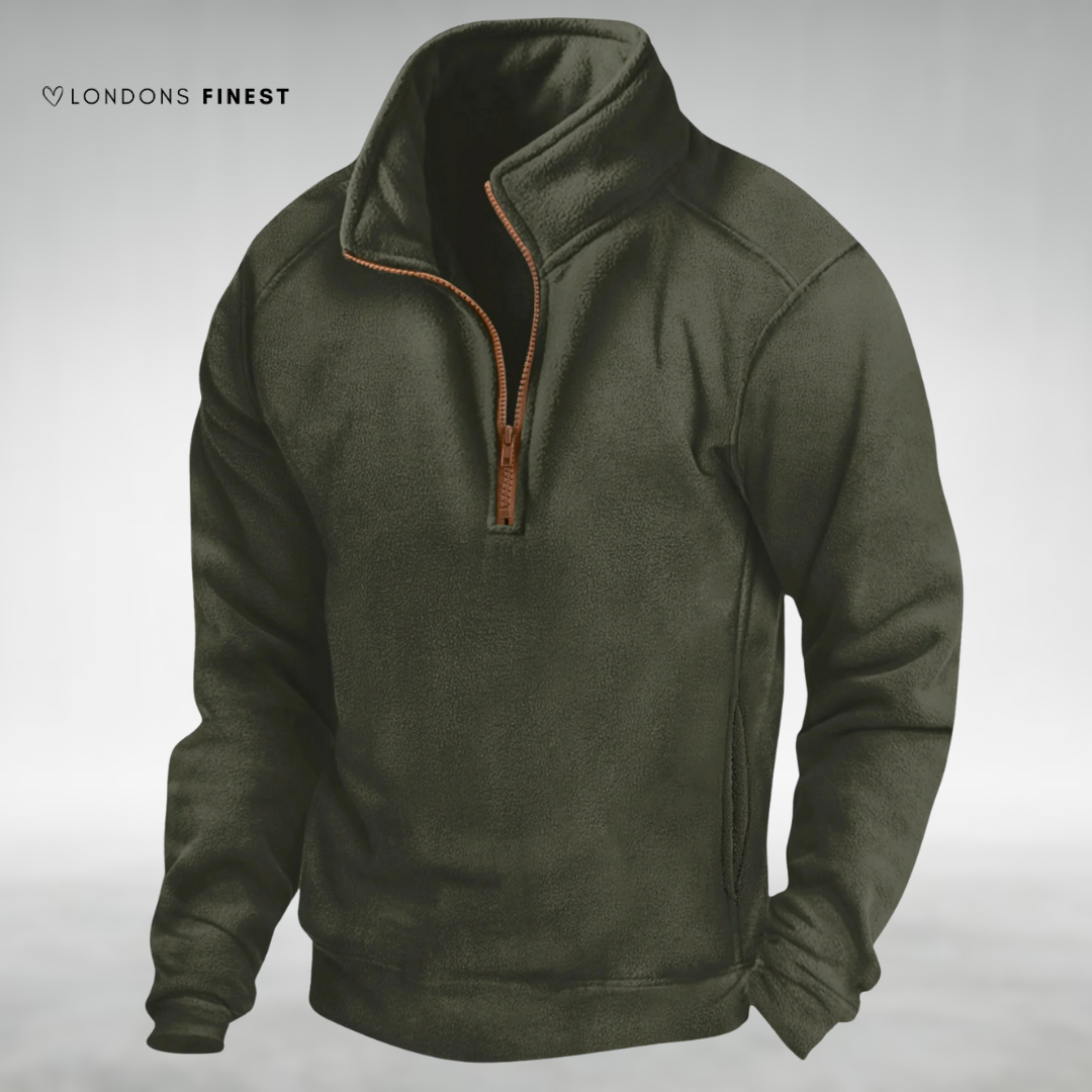 Leonardo – Herre Varm Fleece Half-Zip Trøje