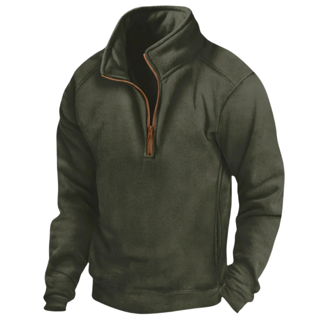 Leonardo – Herre Varm Fleece Half-Zip Trøje