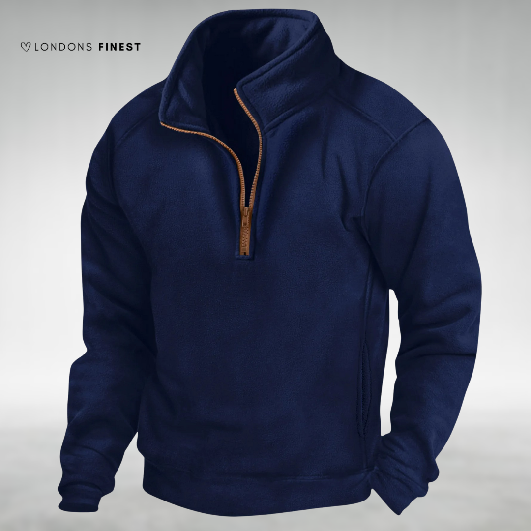 Leonardo – Herre Varm Fleece Half-Zip Trøje