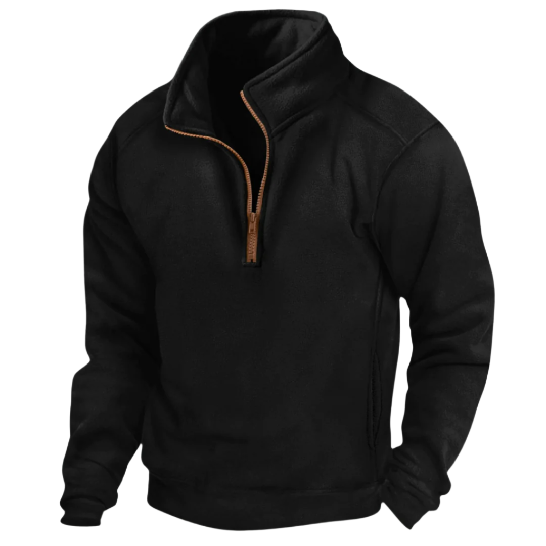 Leonardo – Herre Varm Fleece Half-Zip Trøje