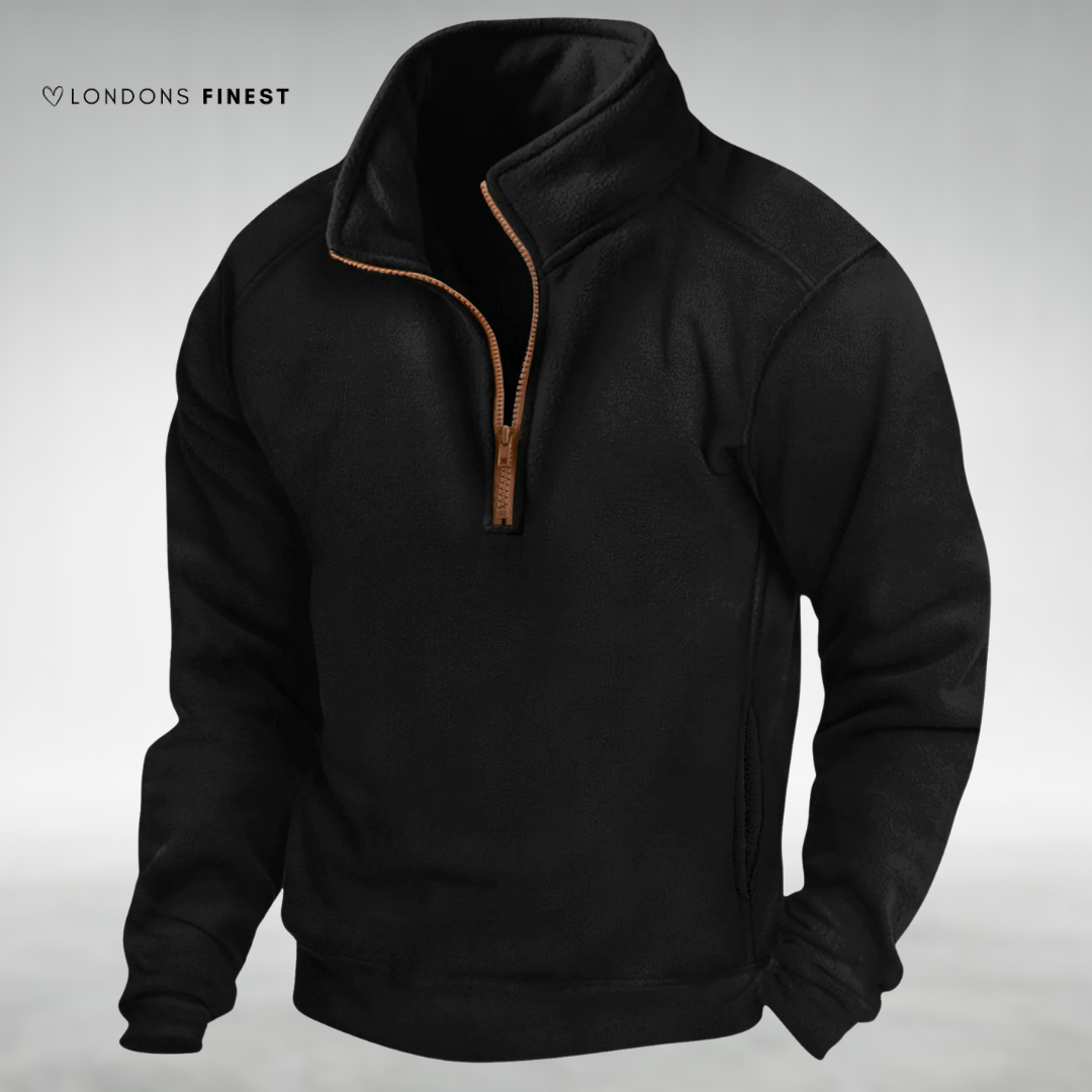 Leonardo – Herre Varm Fleece Half-Zip Trøje