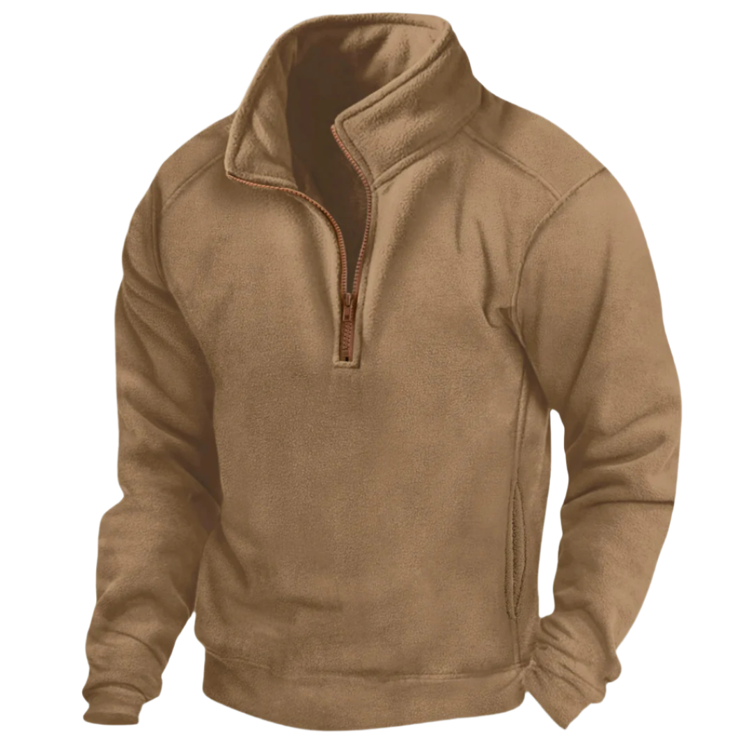 Leonardo – Herre Varm Fleece Half-Zip Trøje