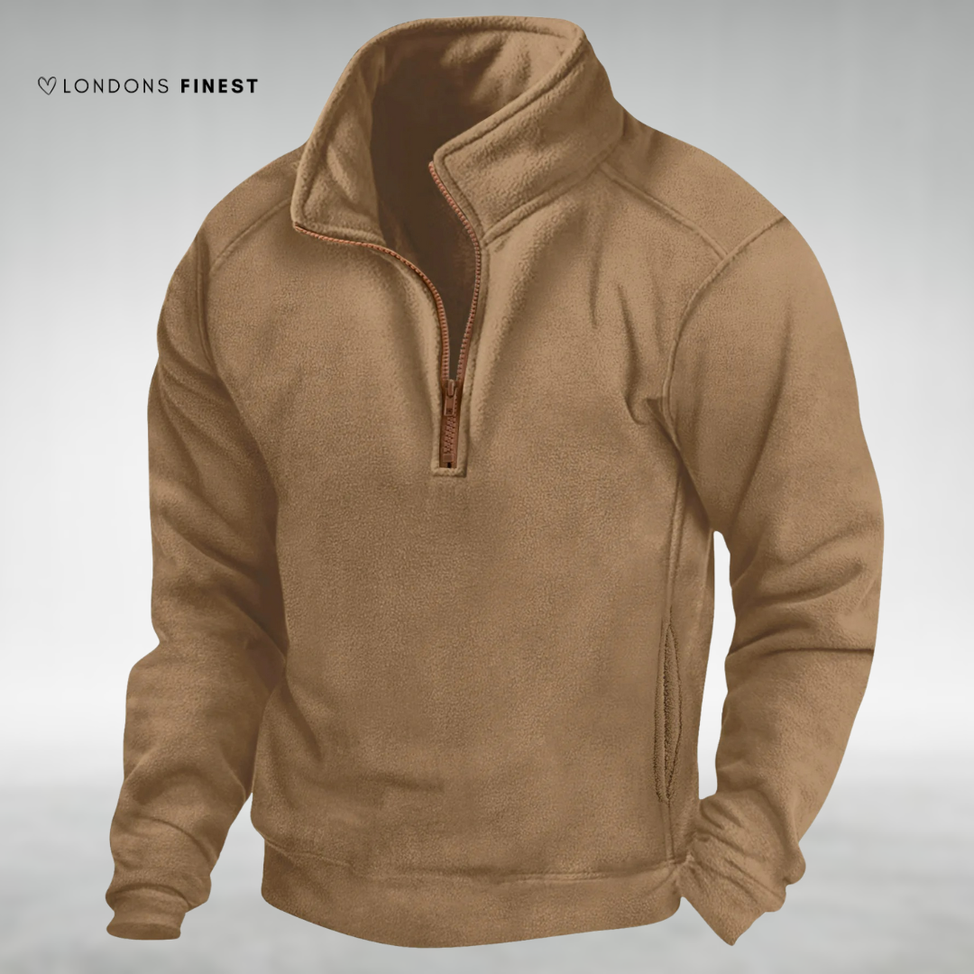 Leonardo – Herre Varm Fleece Half-Zip Trøje