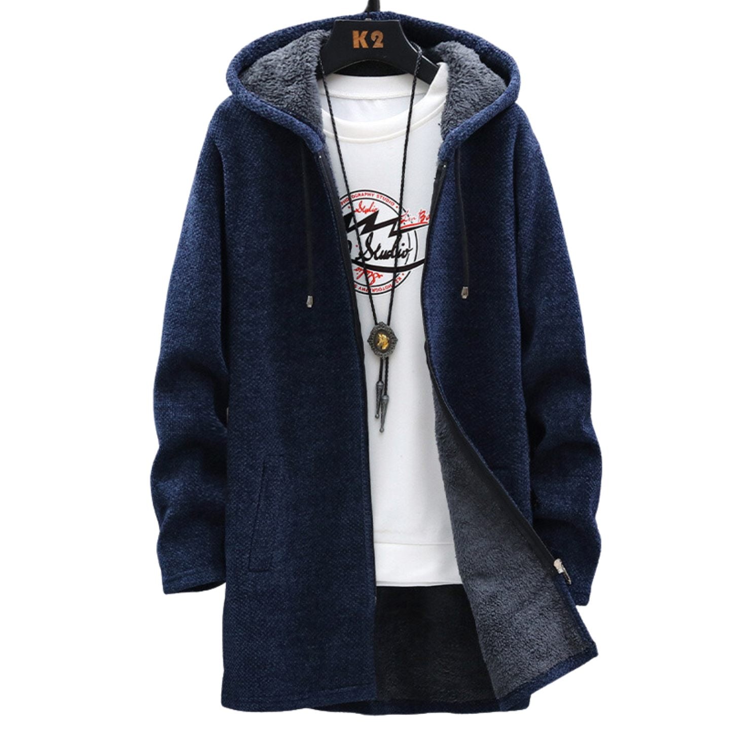 VitaVintage Timeless Vintage Hoodie til mænd