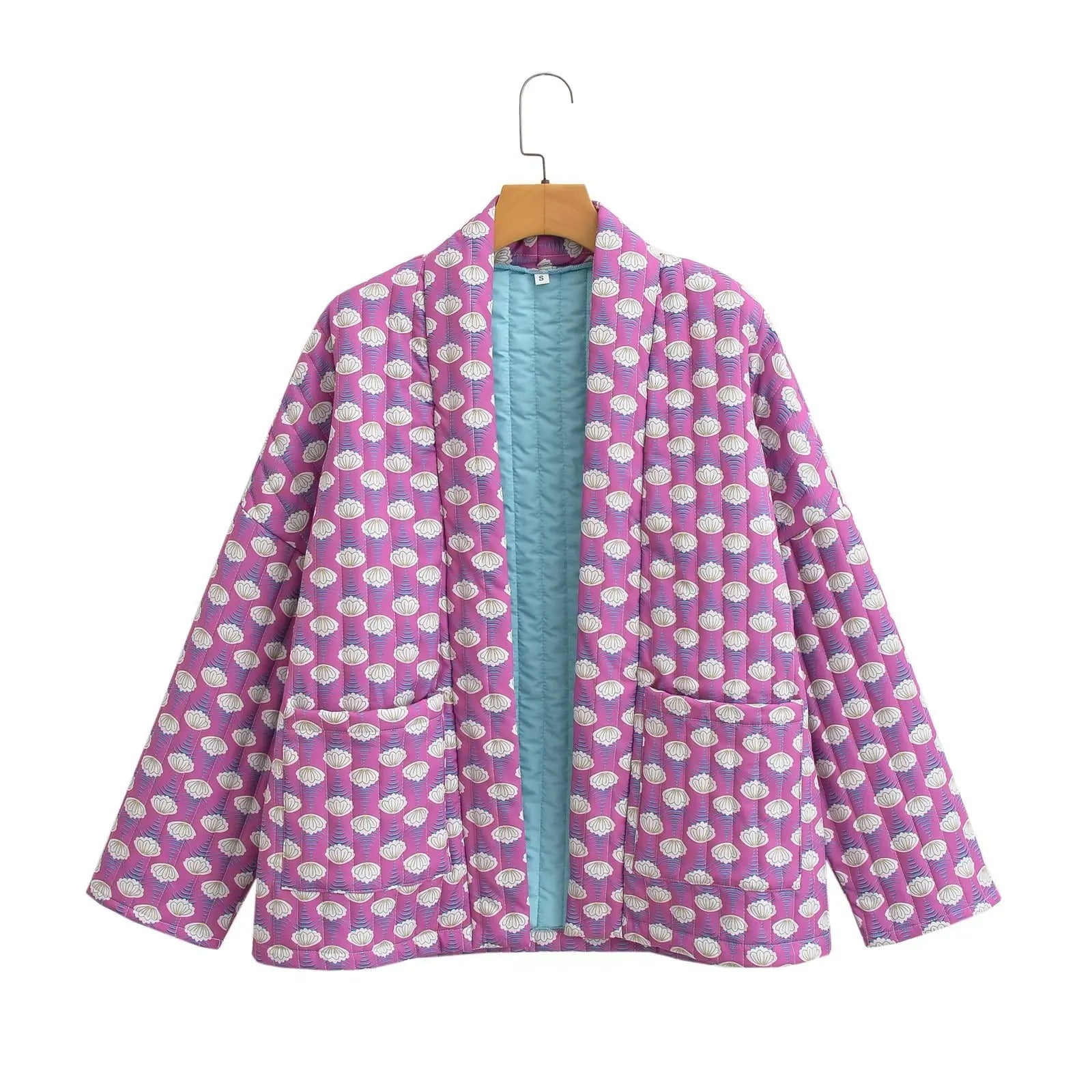 Giulia – Vintage Damejakke i Patchwork Bomuld