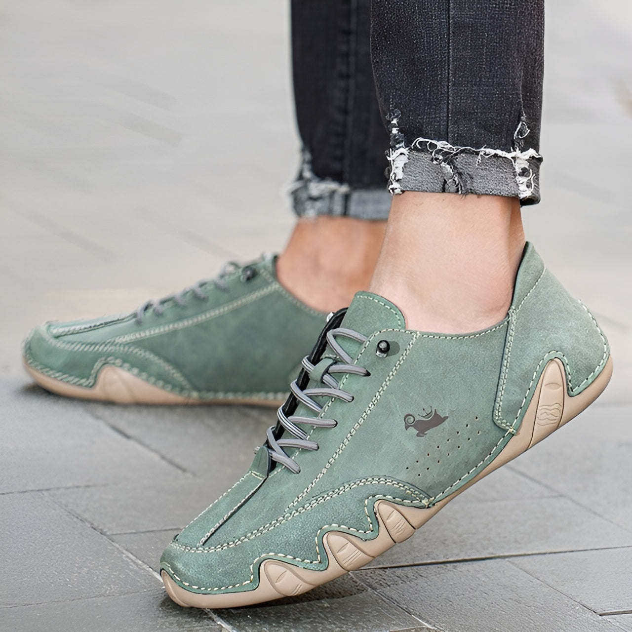 Alessio – Fleksible Unisex Læder Barefoot Sko
