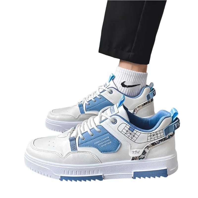 Alessio – Åndbare Lædersneakers til Mænd