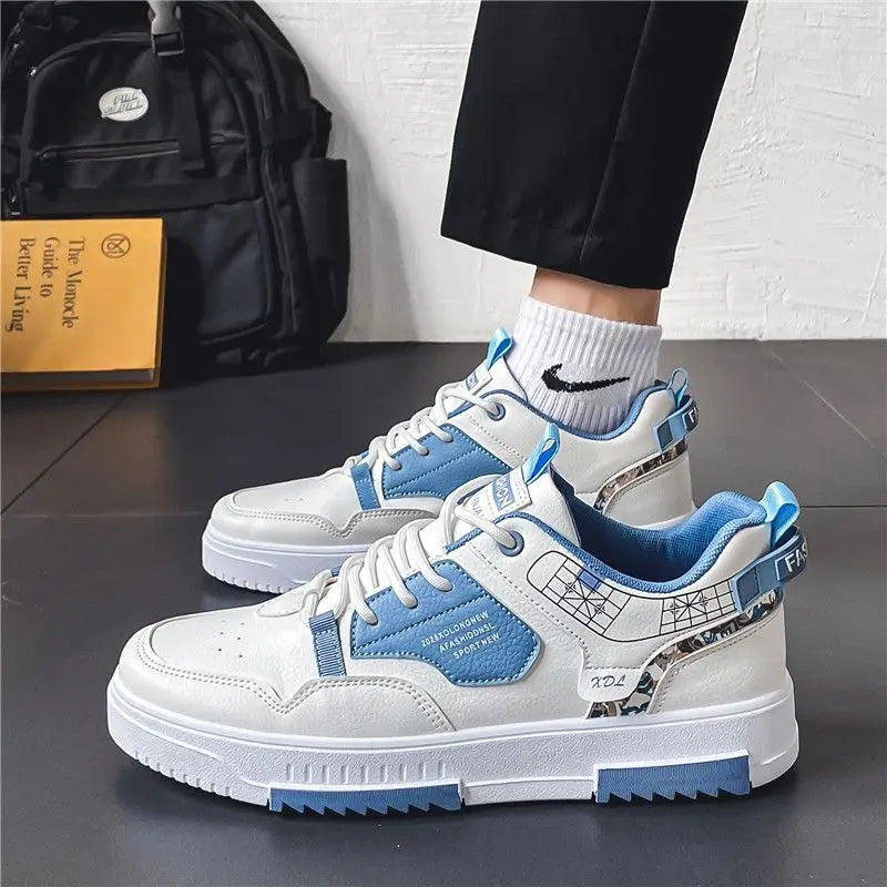 Alessio – Åndbare Lædersneakers til Mænd