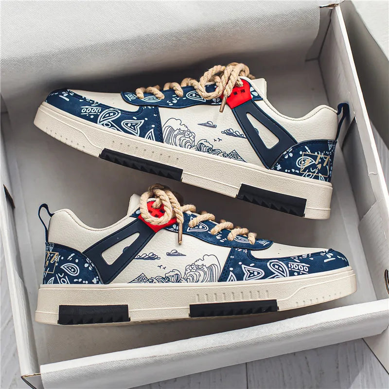Alessio – Åndbare Lædersneakers til Mænd