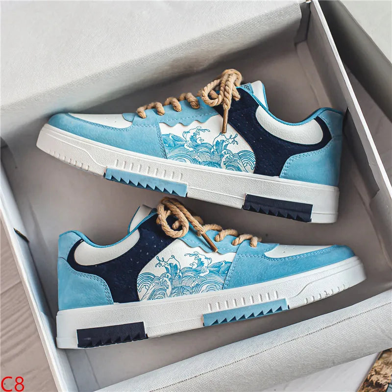 Alessio – Åndbare Lædersneakers til Mænd