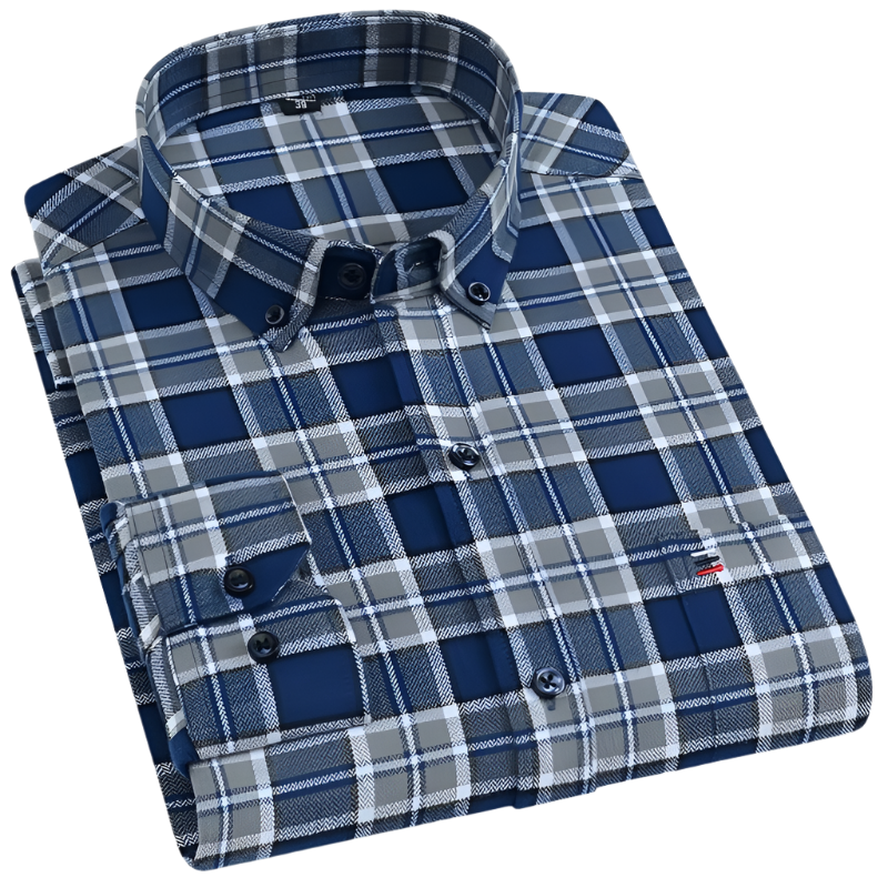 Matteo – Premium Herreskjorte med Langærmet og Tern