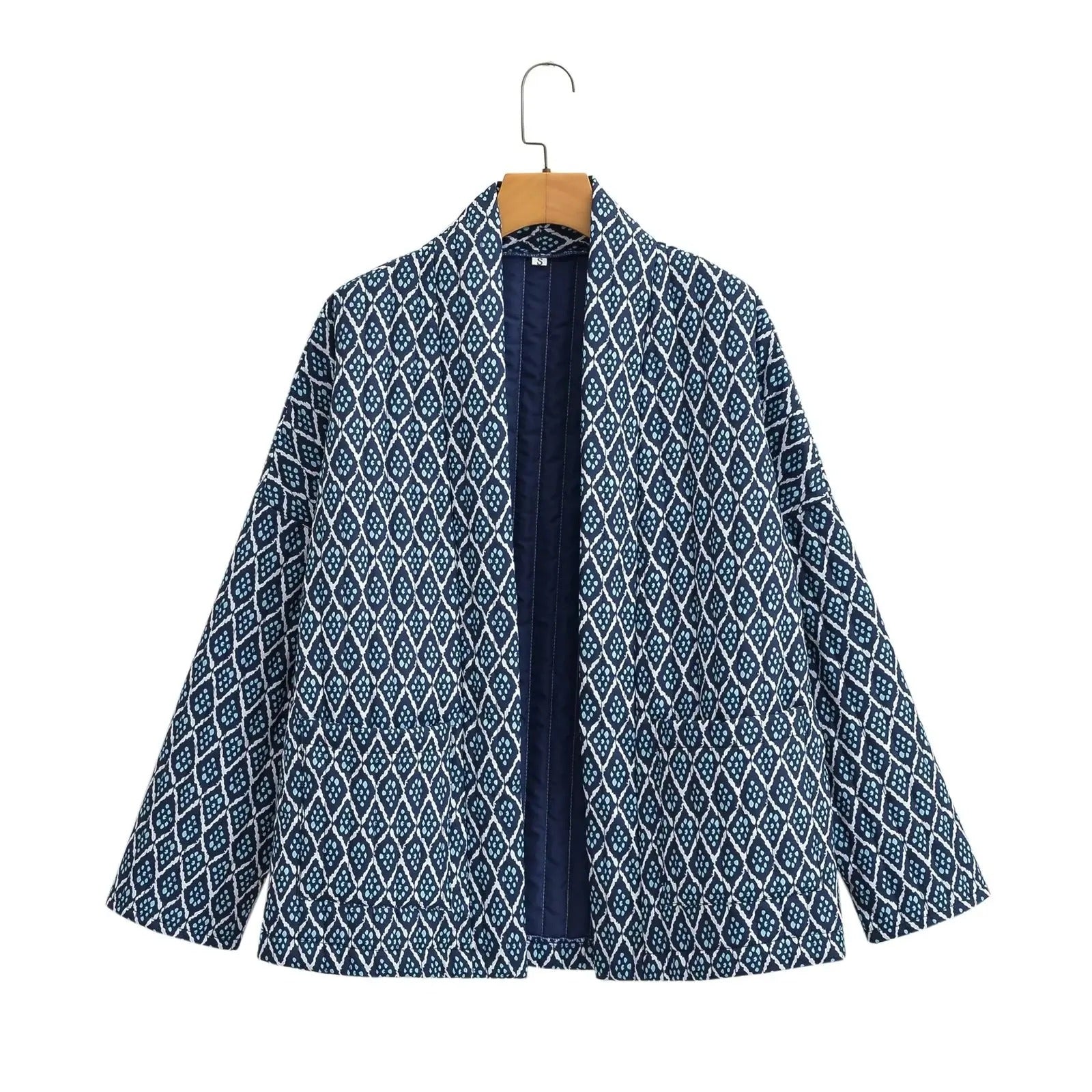 Giulia – Vintage Damejakke i Patchwork Bomuld