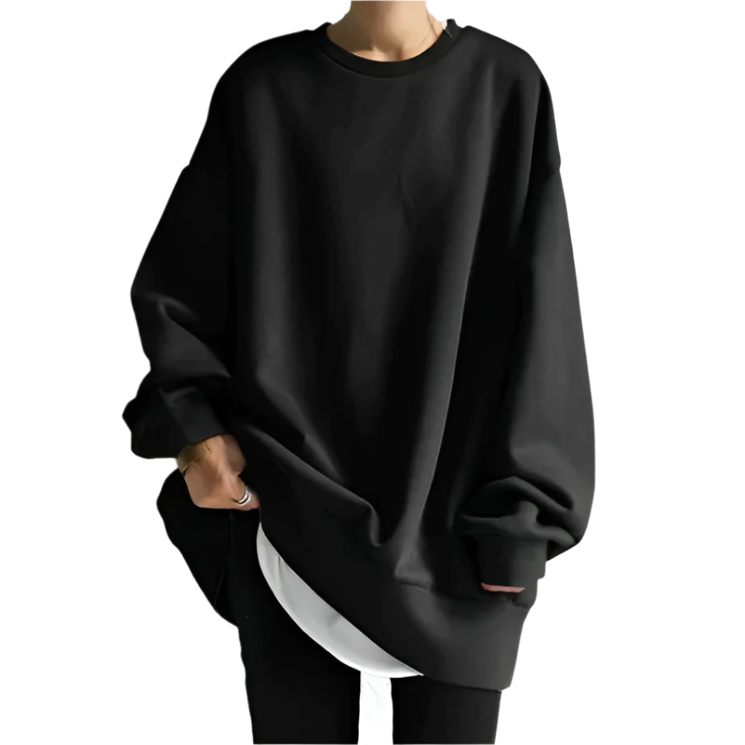 Elisa – Klassisk Oversized Sweater til Kvinder