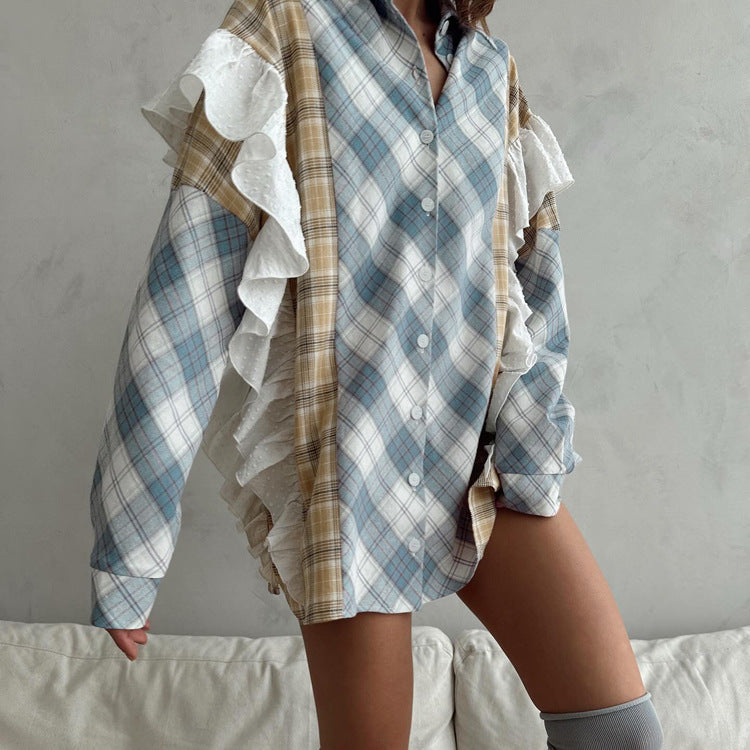 VittorioGabbrielli Single Breasted Los Casual Shirt til kvinder