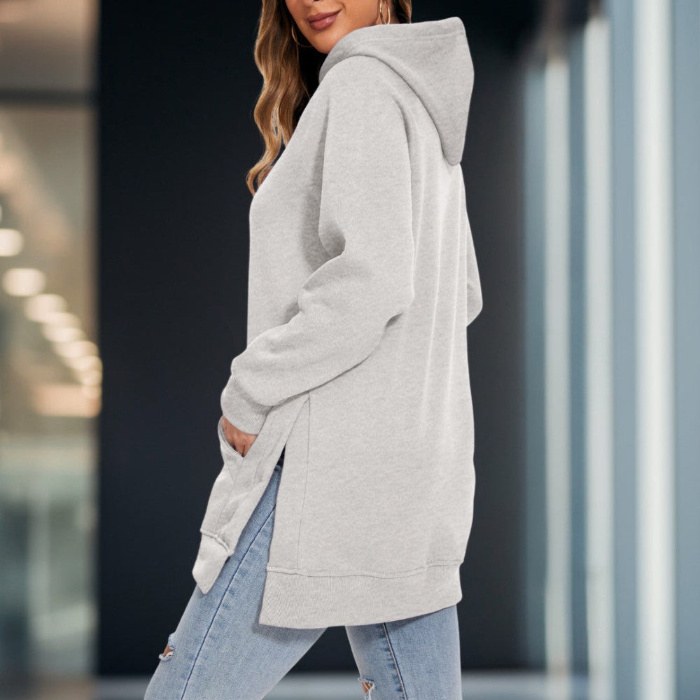 Aurora – Oversize Blød Hoodie Kjole til Kvinder