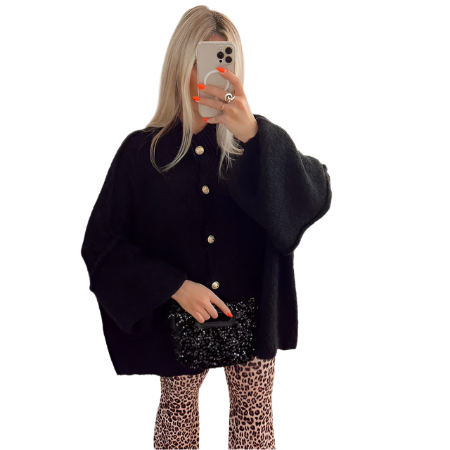 Alessia – Oversize Uldsweater til Kvinder
