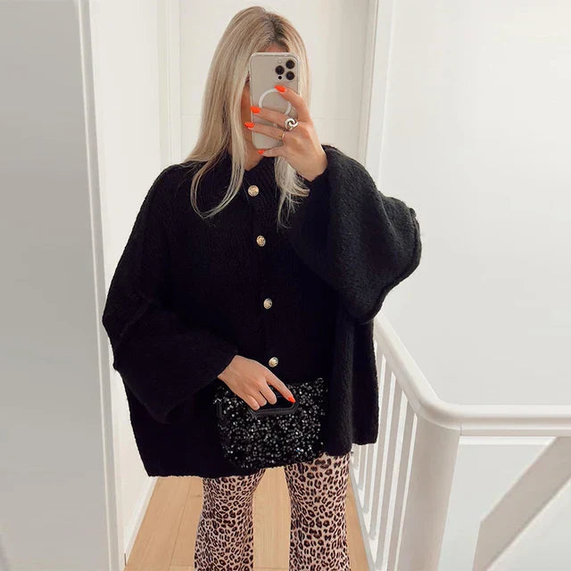 Alessia – Oversize Uldsweater til Kvinder