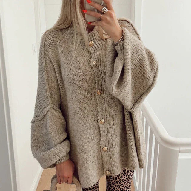 Alessia – Oversize Uldsweater til Kvinder