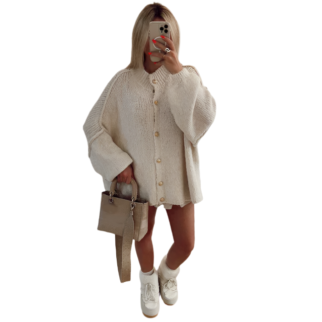 Alessia – Oversize Uldsweater til Kvinder