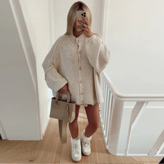 Alessia – Oversize Uldsweater til Kvinder
