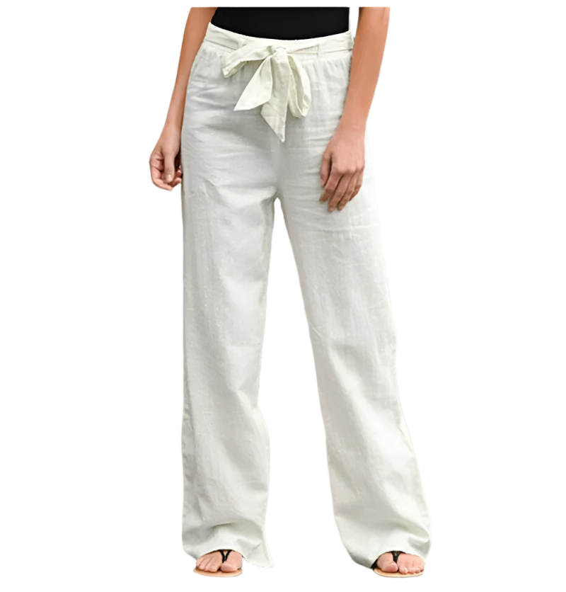 Camille – Elegant High-Waist Bukser til Kvinder med Smalle Ben