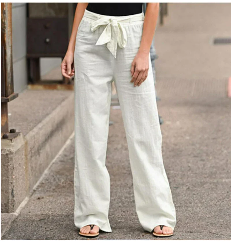 Camille – Elegant High-Waist Bukser til Kvinder med Smalle Ben