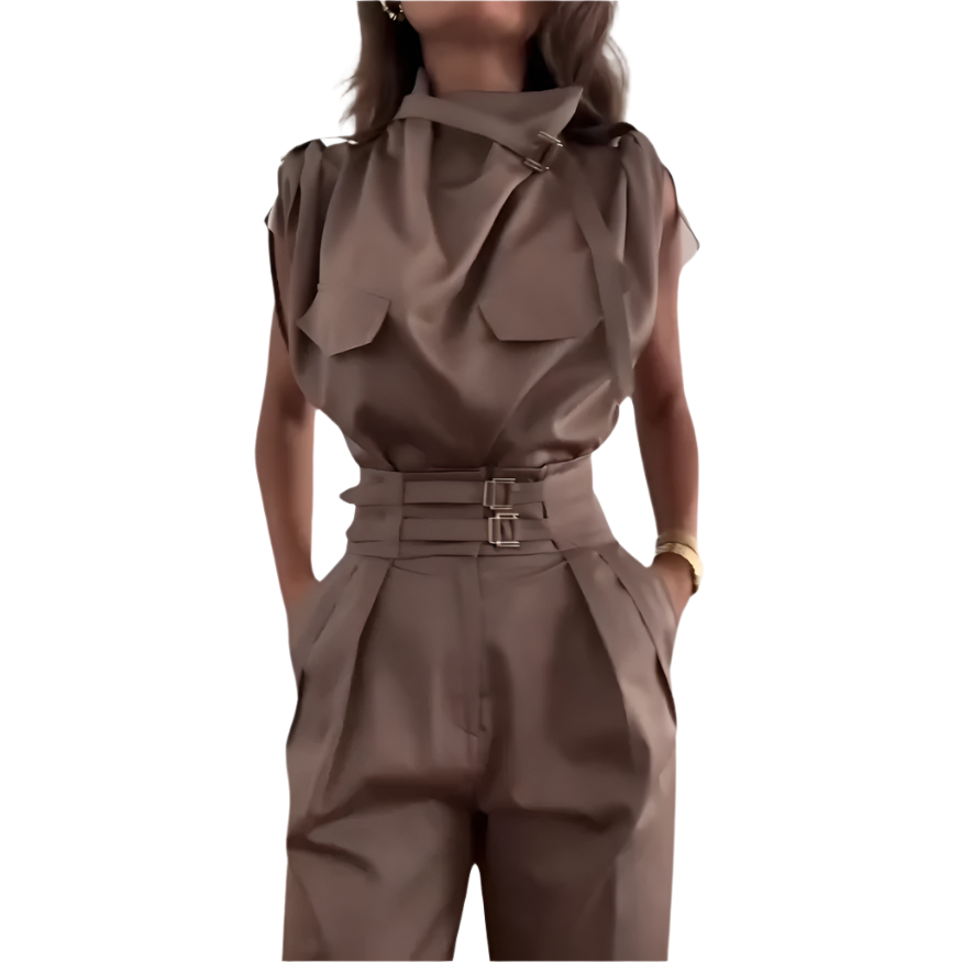 Camille – Elegant 2-delt Sæt til Kvinder