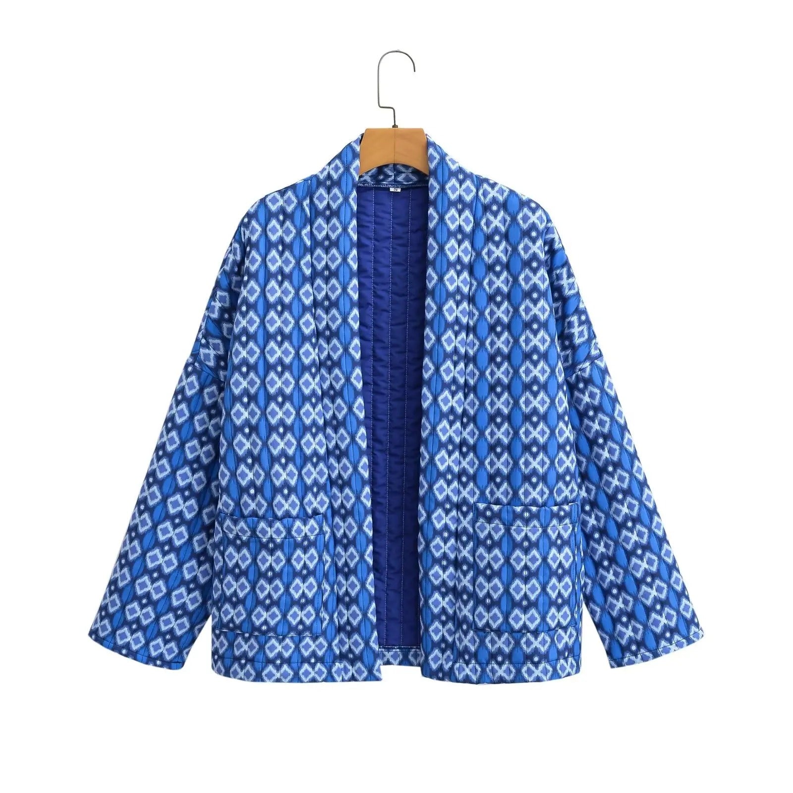 Giulia – Vintage Damejakke i Patchwork Bomuld
