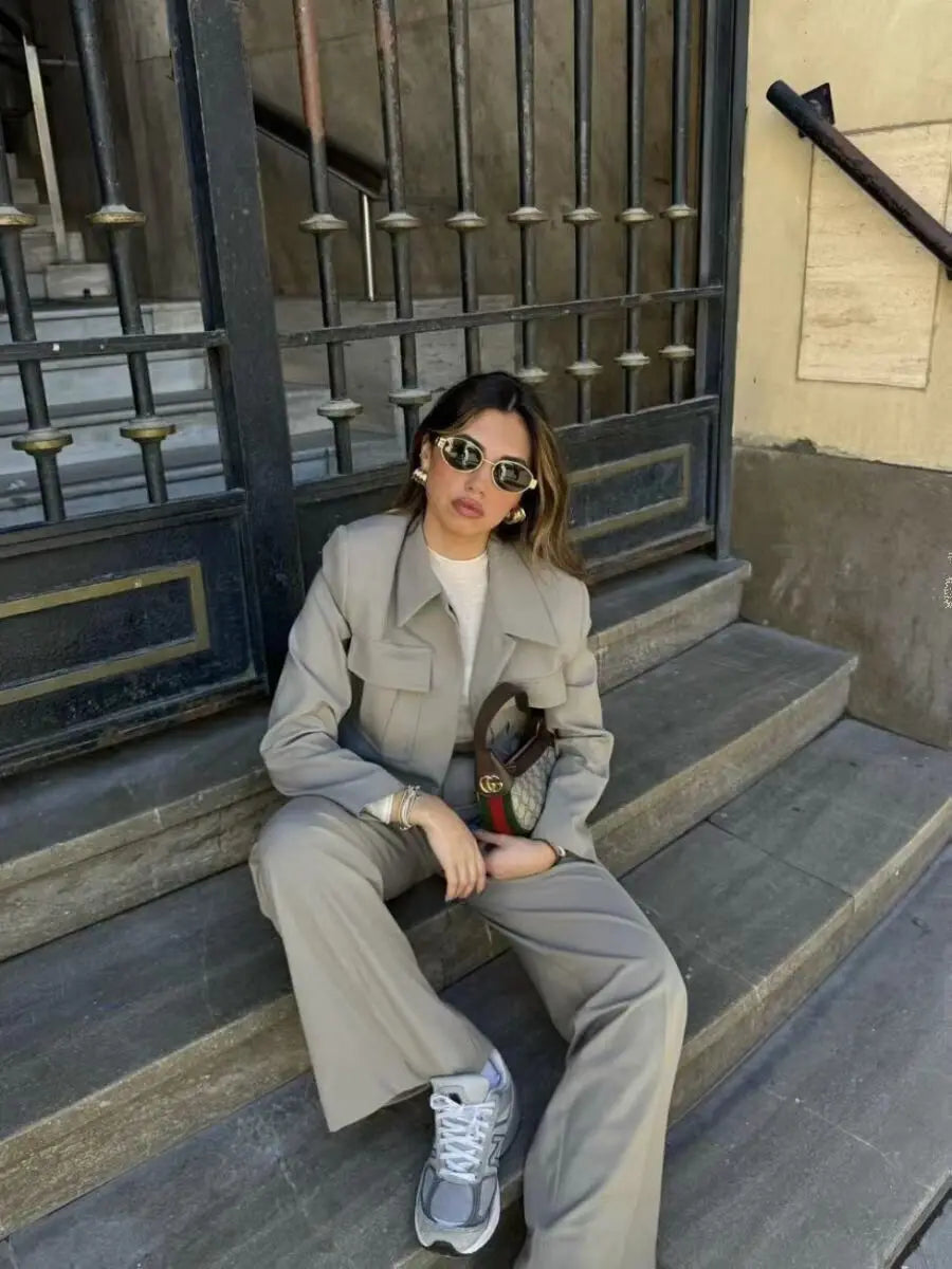 Gianna – Retroinspireret To-delt Sæt til Kvinder