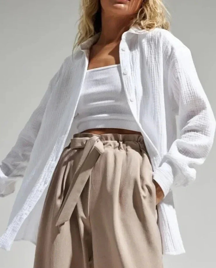 CarlottaParisi Løs Langærmet Top til kvinder